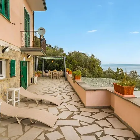 Feriehus La Terrazza Sul Mare-privateparking-seaview-ac Tellaro